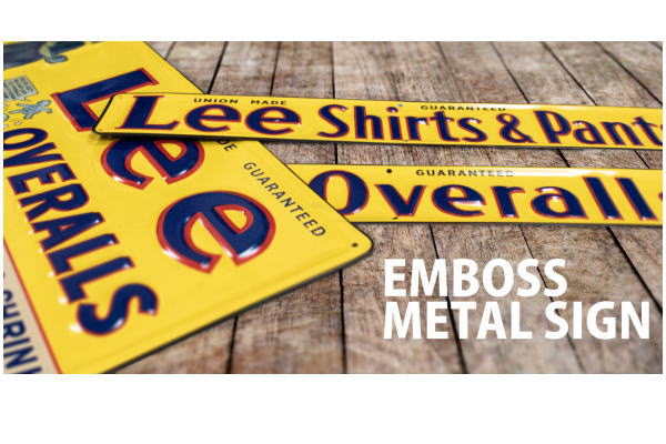 ヤマダモール | 【アメリカン雑貨】エンボスメタルサイン【Lee Shirts