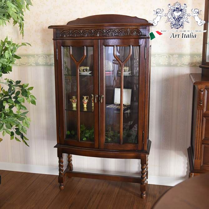 大幅値下げ‼︎ イトキン・英国調・小型キャビネット・花台・ランプ台