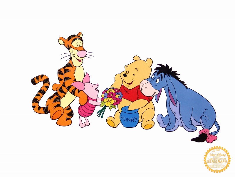 楽天市場】【レビュー特典付き】ディズニー セル画「クマのプーさん