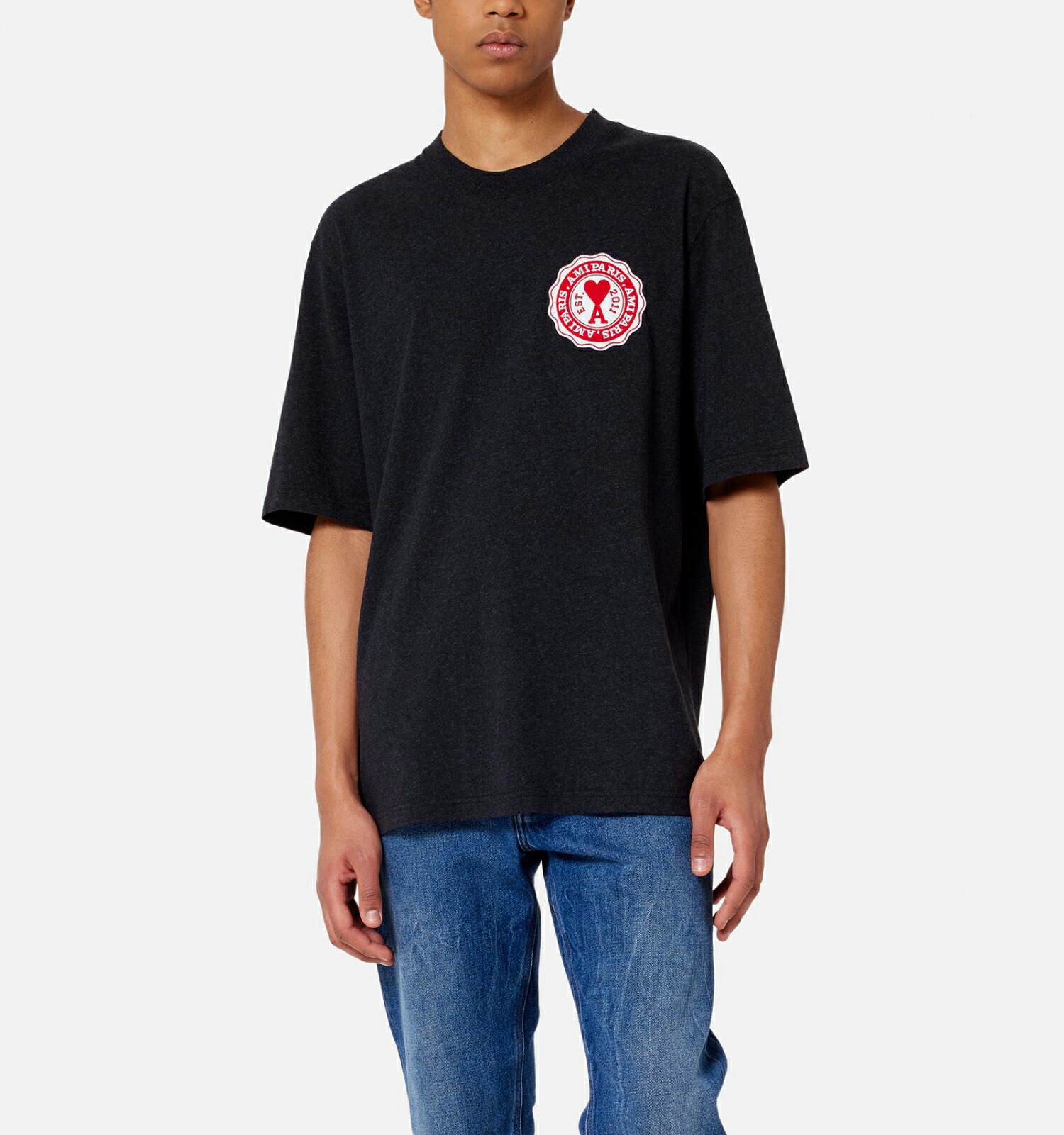 楽天市場】AMI PARIS｜アミパリス ロゴパッチ リサイクルコットン