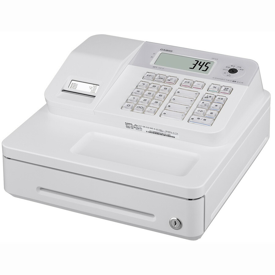 CASIO＞カシオ レジスター SR-S200-EX-BK ブラック Bluetooth搭載 イン