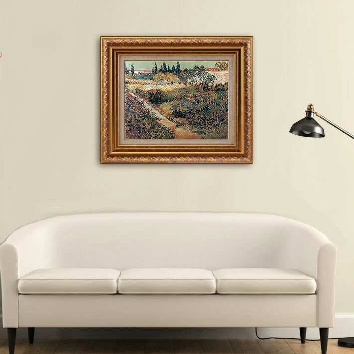 楽天市場】花咲く庭と小道 【6号】 フィンセント・ファン・ゴッホ