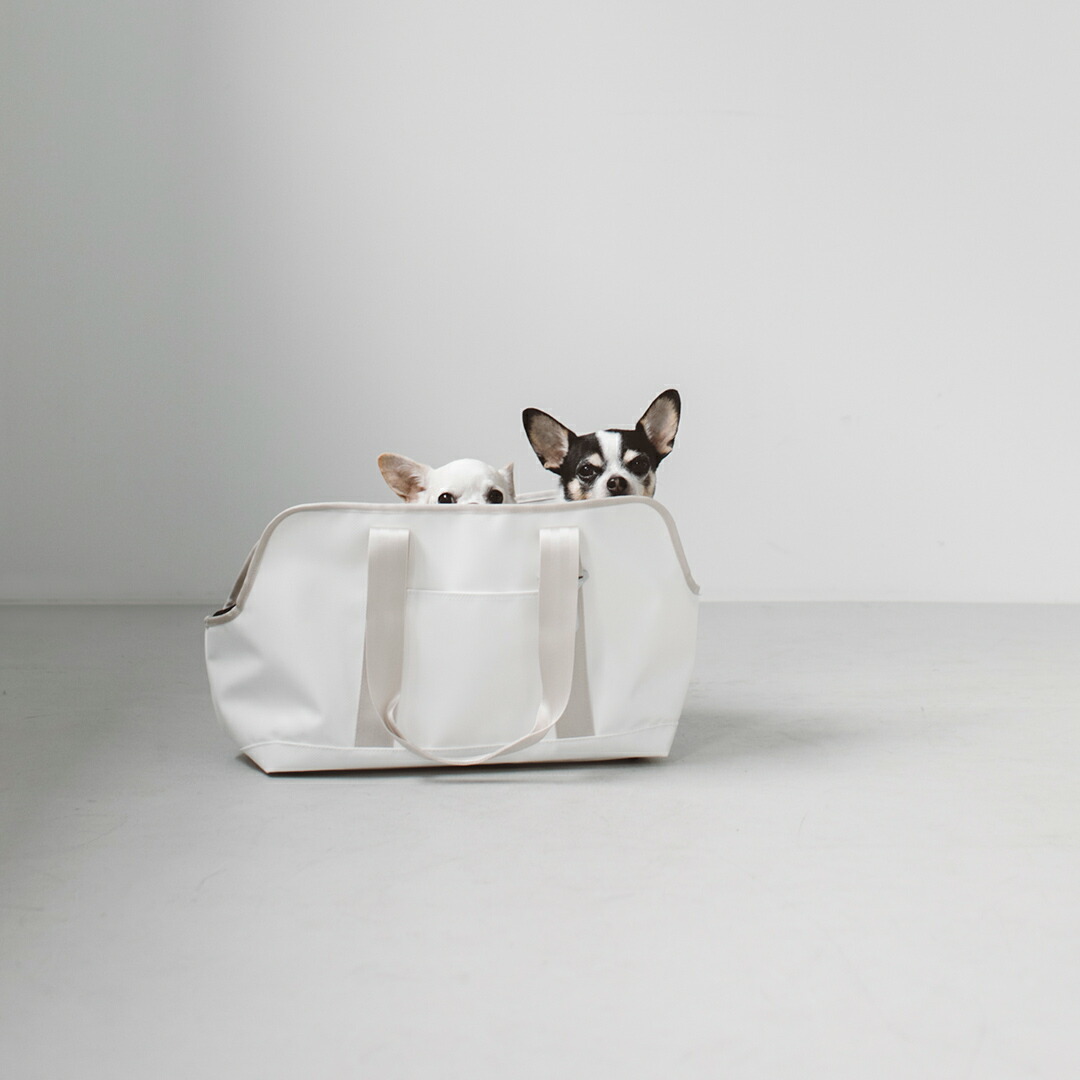 Free stitch ホワイトキャンバス 犬用 キャリーバッグ 犬のキャリー バッグはドッググッズブランド 通販/販売のfreestitch