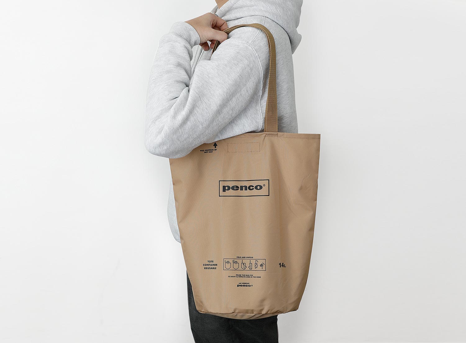 楽天市場】penco ペンコ バケットトート エコバッグ サブバッグ