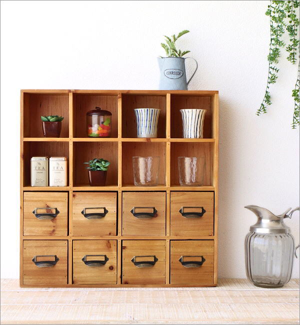 楽天市場】ミニキャビネット 飾り棚 コレクション棚 おしゃれ スパイス