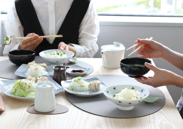 白山陶器 白磁千段 6寸浅めん丼 18.5cm | soluno