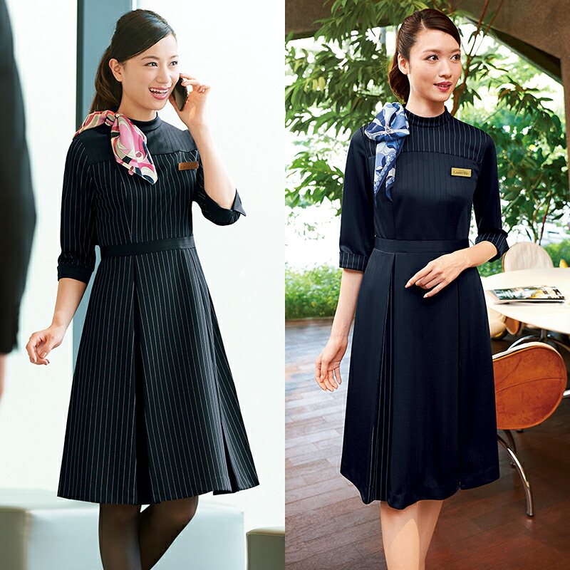 楽天市場】事務服 ワンピース 7731CounterBiz カウンタービズ