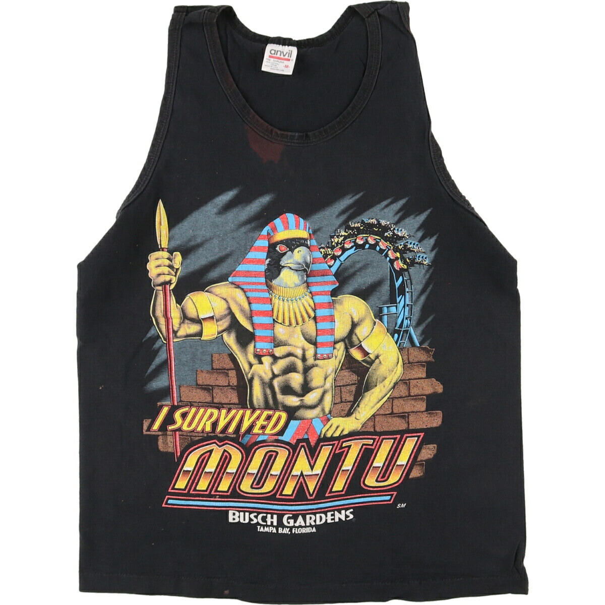 90s ビンテージUSA製 JIMMY'Z タンクトップビッグサイズブラック