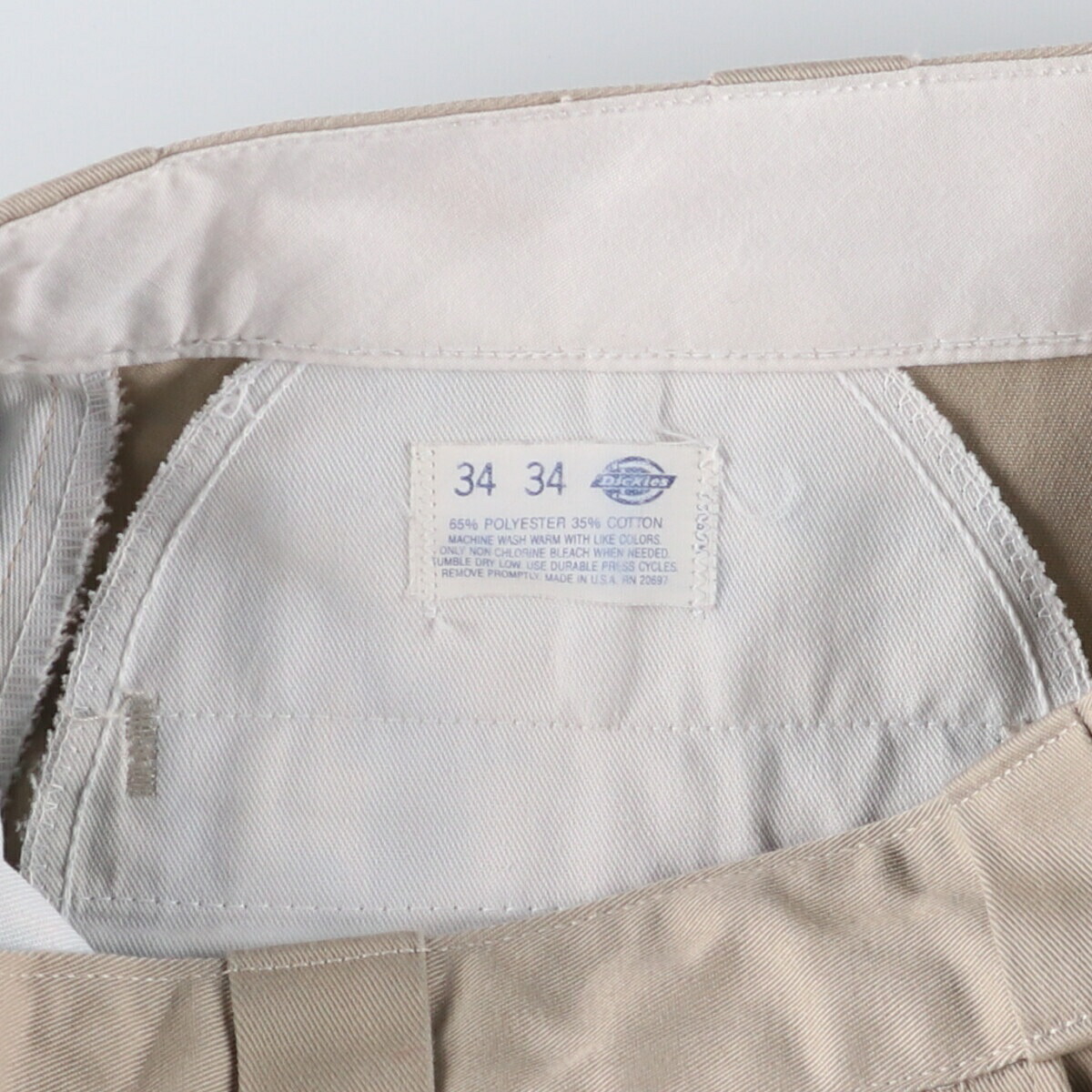 80s USA製Dickies 874 チビタグ W36×L30 80s W36 L30 Dickies ワーク