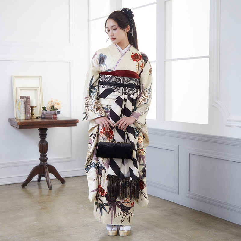 楽天市場】成人式早割クーポン10％オフ【振袖 レンタル】RS1980 正絹