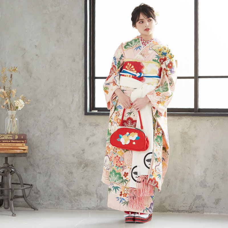 楽天市場】成人式早割クーポン10％オフ【振袖 レンタル】RS1936 正絹