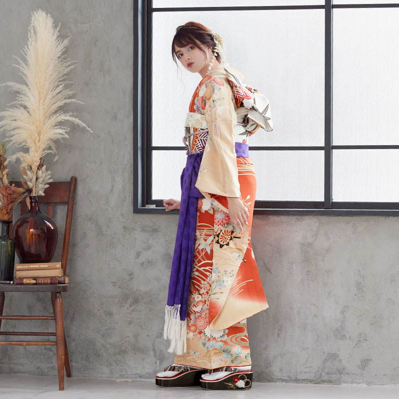 楽天市場】成人式早割クーポン10％オフ【振袖 レンタル】RS849 正絹