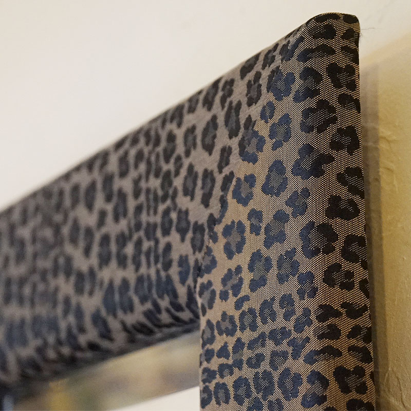 レオパードアート ミラーフレーム付き レオパードアート ミラー
