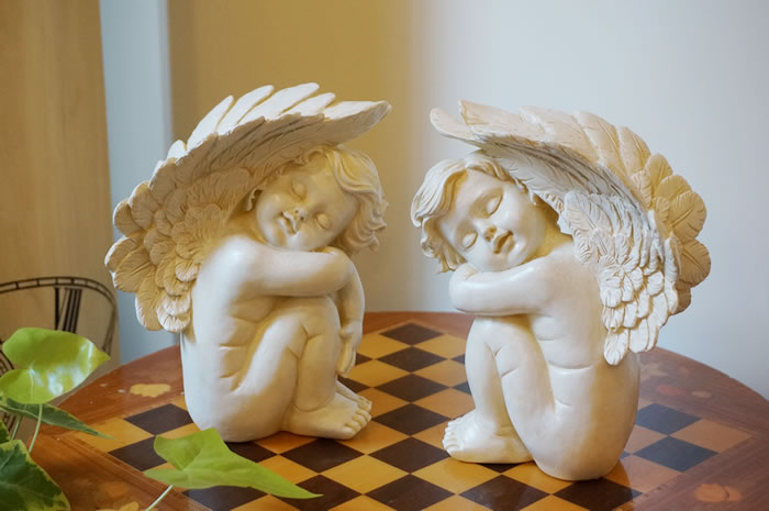 楽天市場】天使雑貨 プリティーエンジェル 天使 置物 可愛い天使 輸入