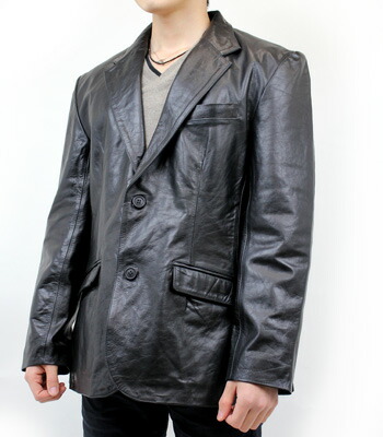 楽天市場】S〜5L テーラード レザージャケット アンティーク仕上げ 革