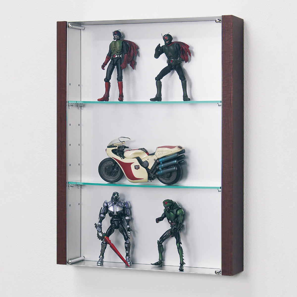 楽天市場】コレクションケース 45×60cm 置き掛け両用 4段 フィギュア