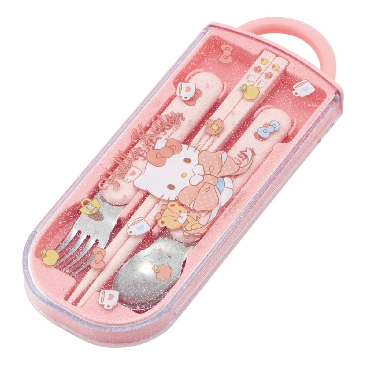 楽天市場】トリオセット 抗菌トリオセット キティビックリボン 箸箱