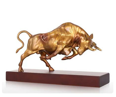 楽天市場】ウォールストリート ブル彫像 牡牛彫刻 動物装飾 置物