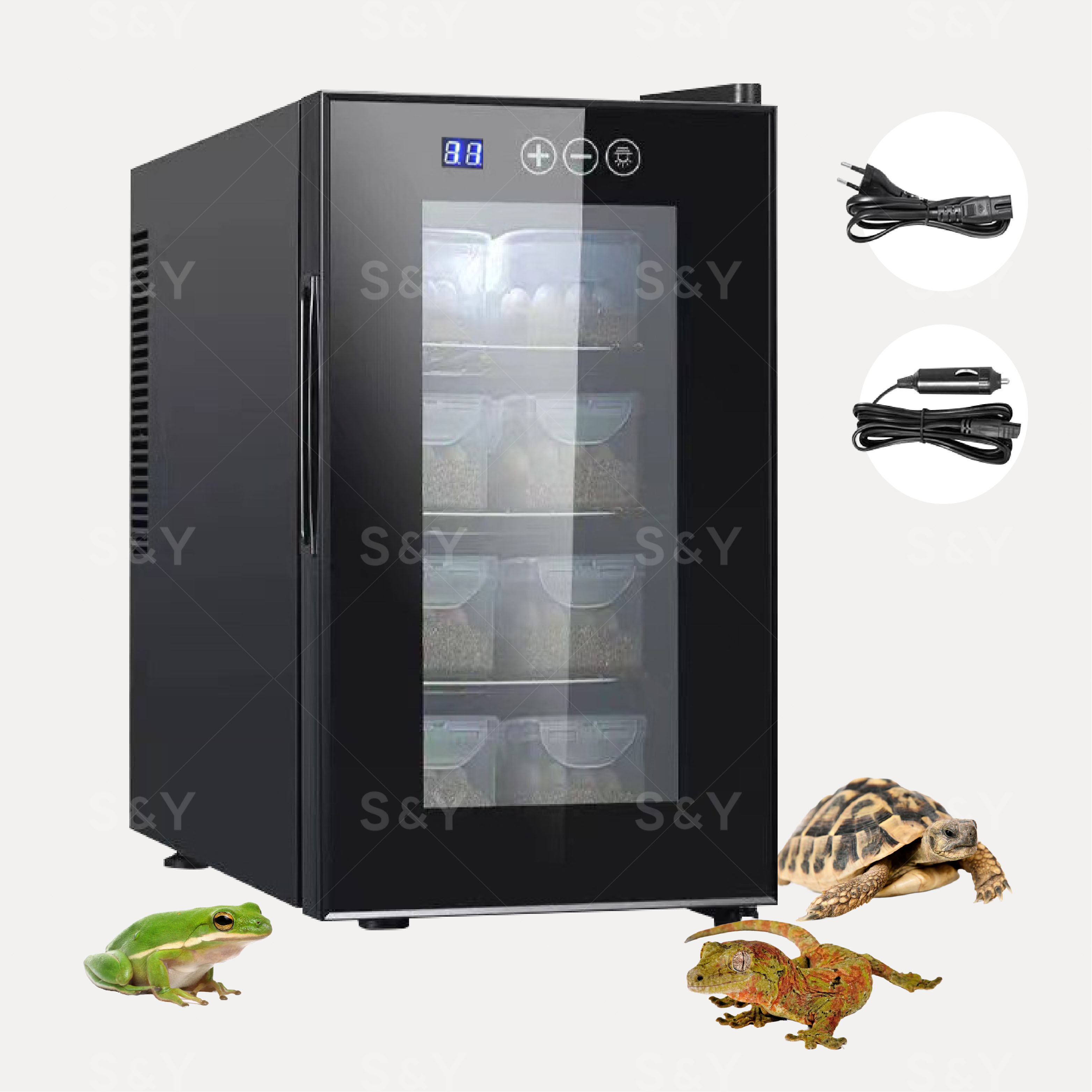 楽天市場】Kurflo 爬虫類用 孵卵器 爬虫類インキュベーター 自動孵卵器