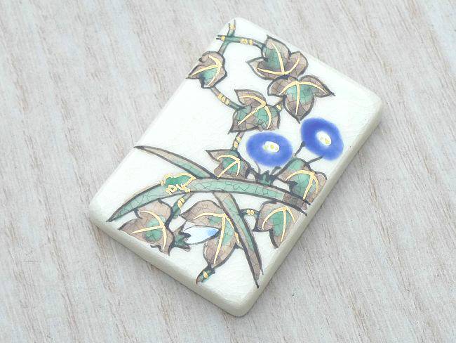 琳派花鳥十二月箸置き 七月単品 - 京焼清水焼 松韻堂