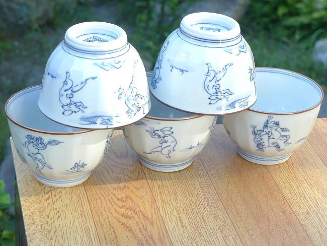 高山寺お茶呑茶碗揃え 壹楽 - 京焼清水焼 松韻堂