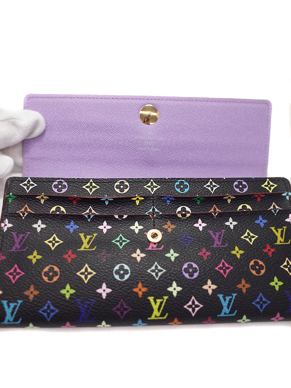 ルイヴィトン モノグラムマルチカラー ポルトフォイユ サラ 二つ折り