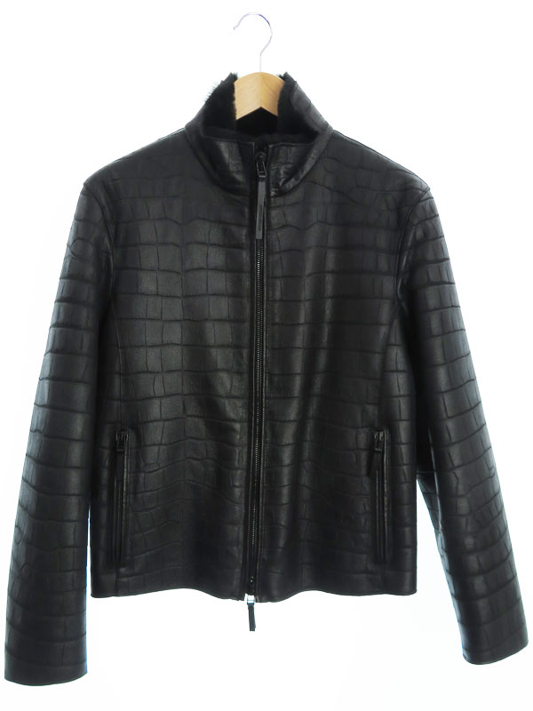 EMPORIO ARMANI】【アウター】エンポリオアルマーニ『クロコ型押し