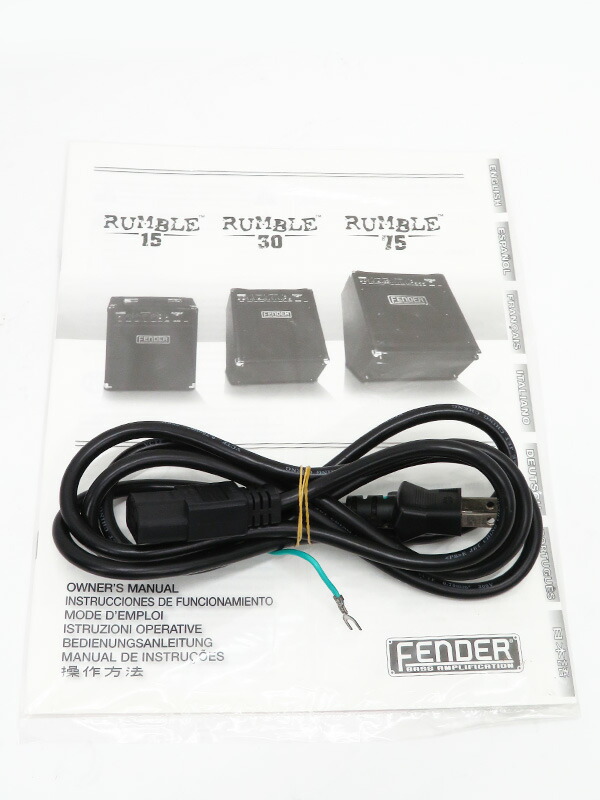 Fender】フェンダー『ベースアンプ』Rumble 15 1週間保証【中古