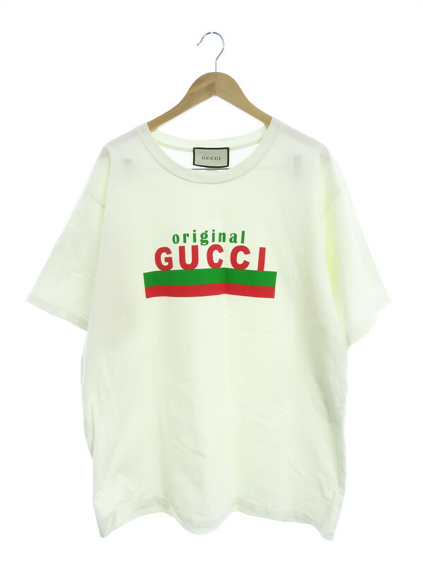 thankプリント Tシャツ gucci 798115_XJHC7_1043_001_100_0000