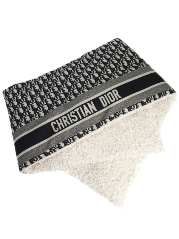 Christian Dior】クリスチャンディオール『ロゴ オブリーク マフラー