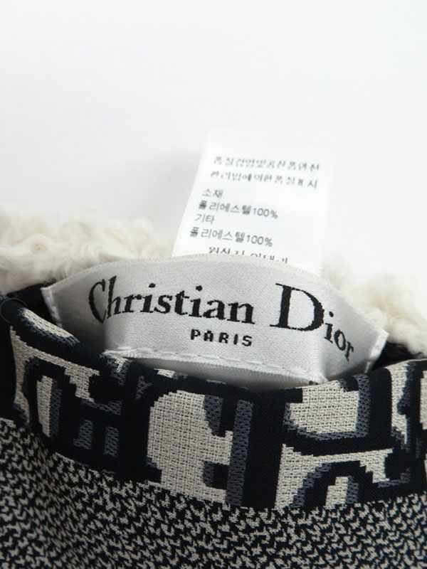 Christian Dior】クリスチャンディオール『ロゴ オブリーク マフラー