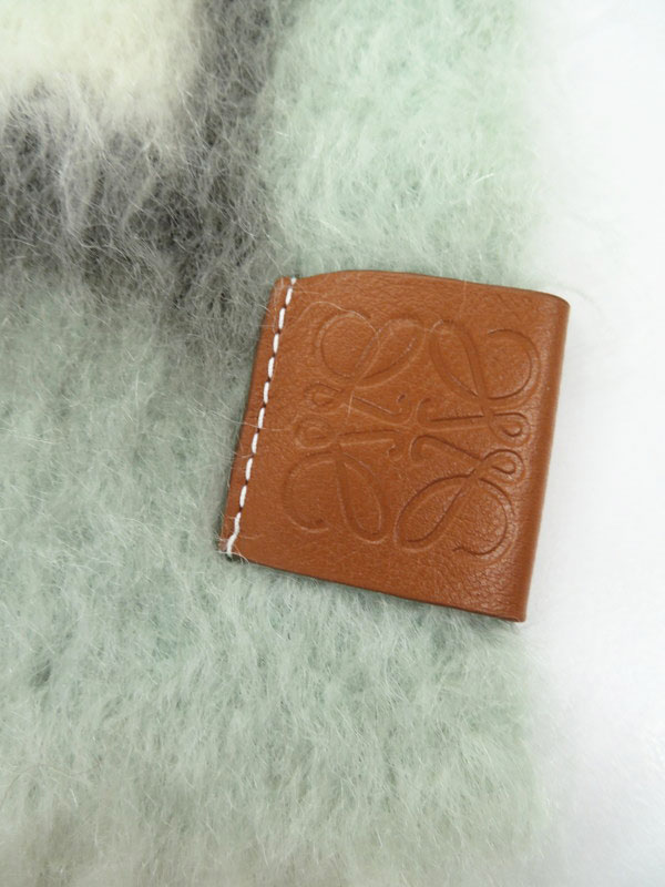 LOEWE】ロエベ『ロゴ アナグラム スカーフ ウール モヘア』F811257X03