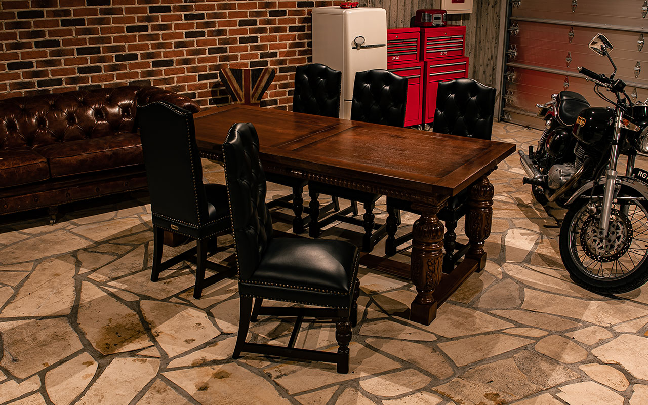 楽天市場】アンティーク調家具 テーブル ダイニングテーブル 6人用 6人