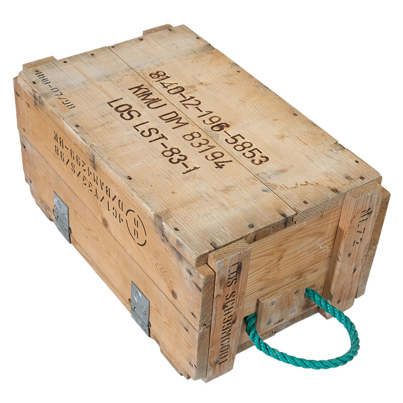 楽天市場】ドイツ軍 アムニッション ウッドボックス ロープハンドル