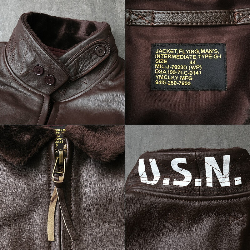 ゆ*と様 Golden Fleece G-1タイプ レザーフライトジャケット 本 ゆ*と