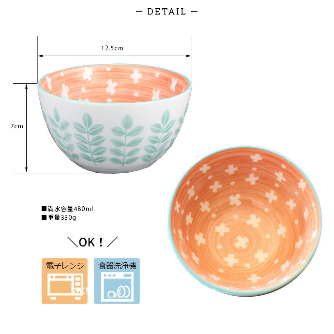 伊万里焼桜模様の陶器ボウル 5枚セット 伊万里焼桜模様の陶器ボウル 5