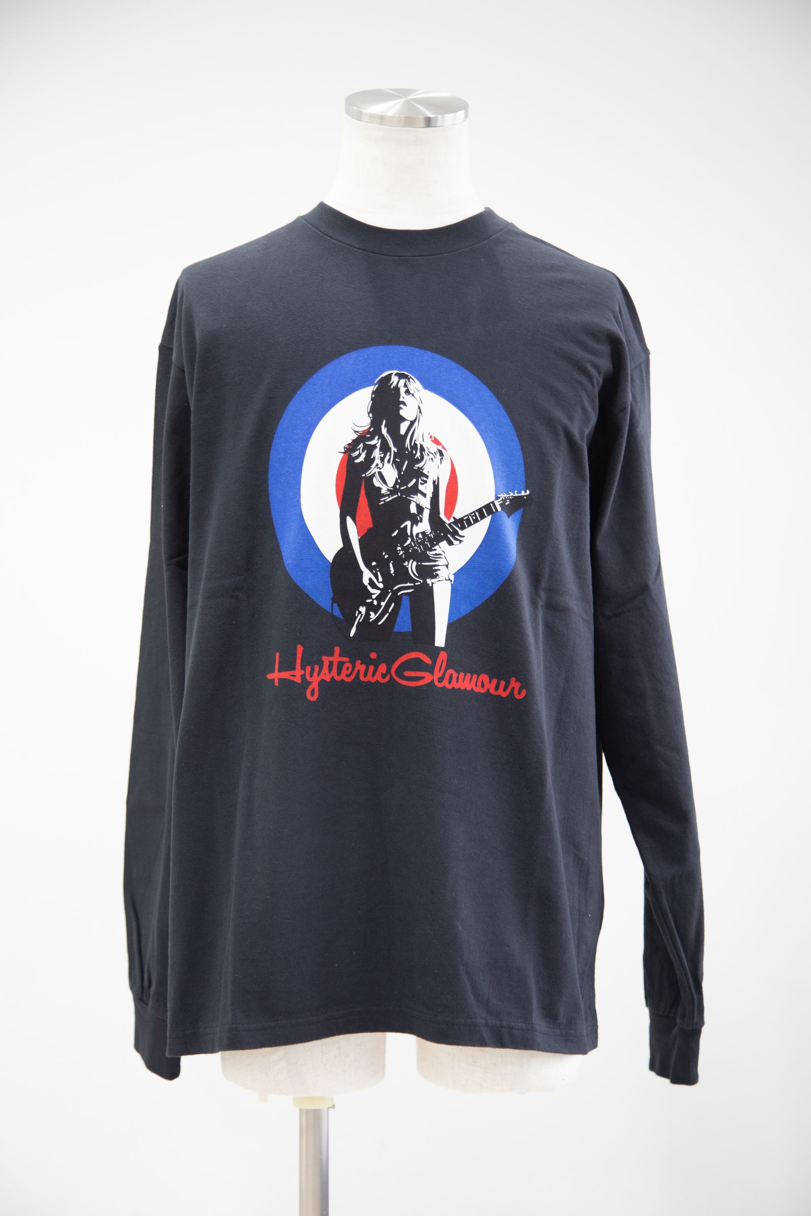 HYSTERIC GLAMOUR ロンT ブラック黒 Lヒステリックグラマー HYS