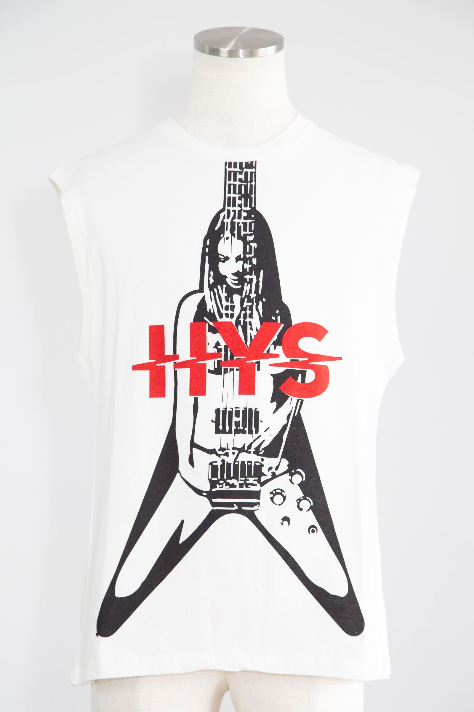 HYSTERIC GLAMOUR - FLYING V ノースリーブTシャツ / ブラック | Tempt