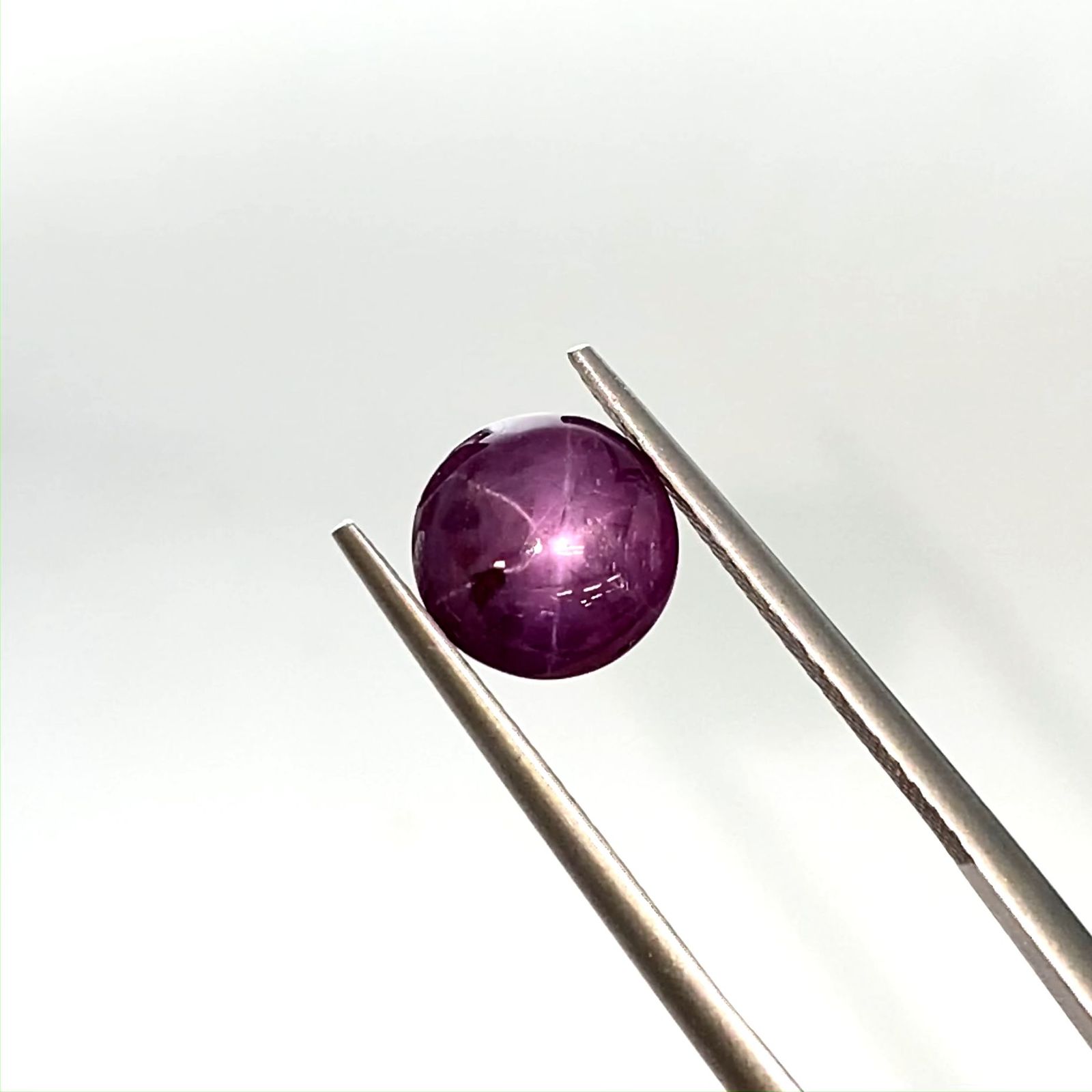 スタールビー(宝石名スター・ルビー)インド産 3.40ct 識別済[220616109