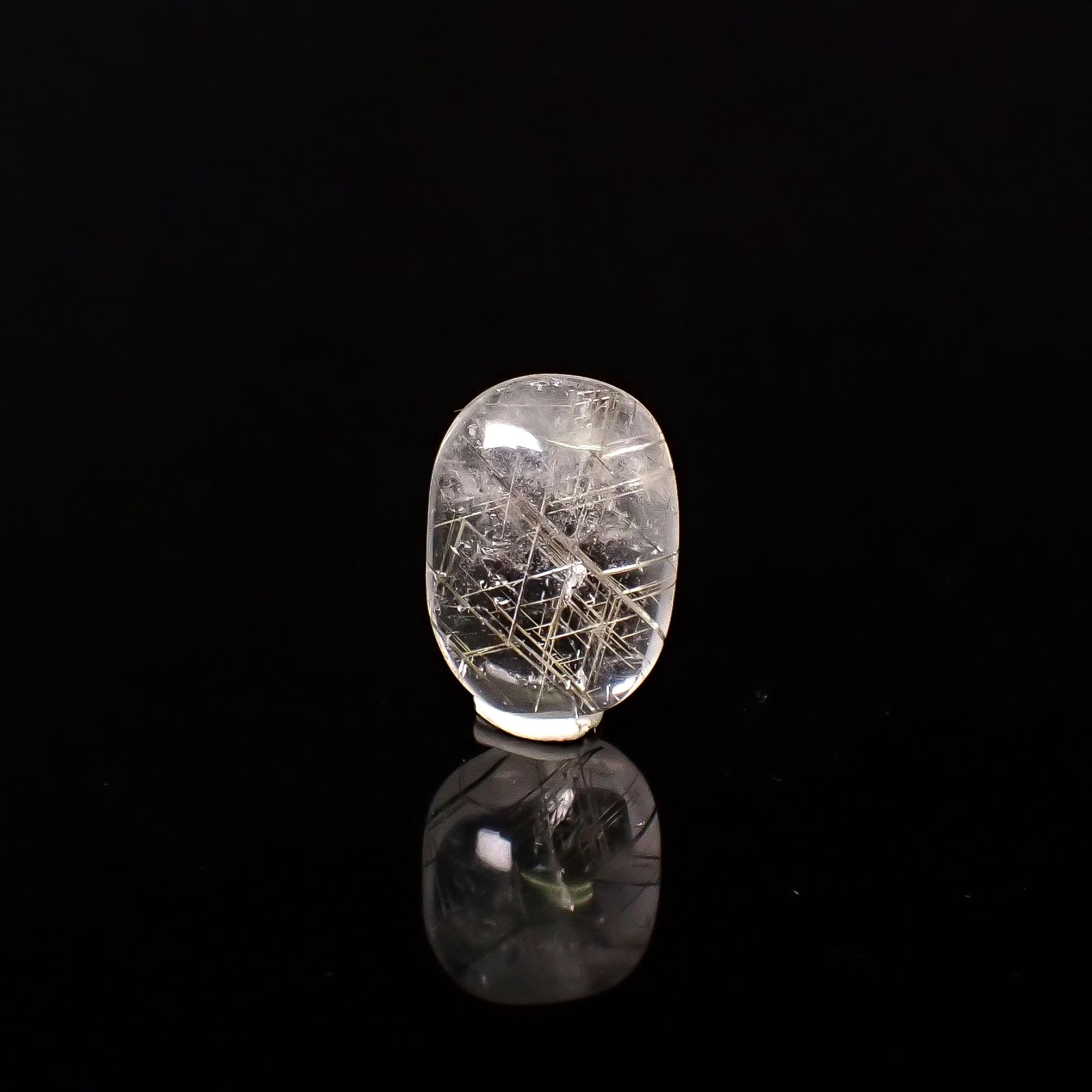 シルバールチルクォーツ ブラジル産 19.72ct / 22.4x16.2mm前後