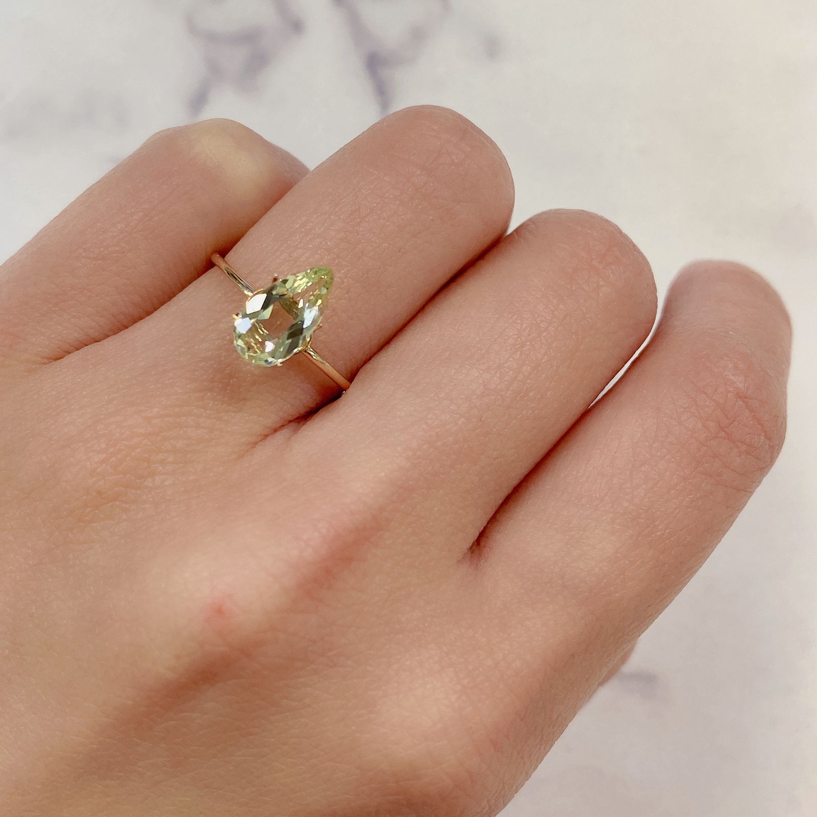 ヘリオドール(宝石名ヘリオドール) ブラジル産 1.097ct ソ付(日独