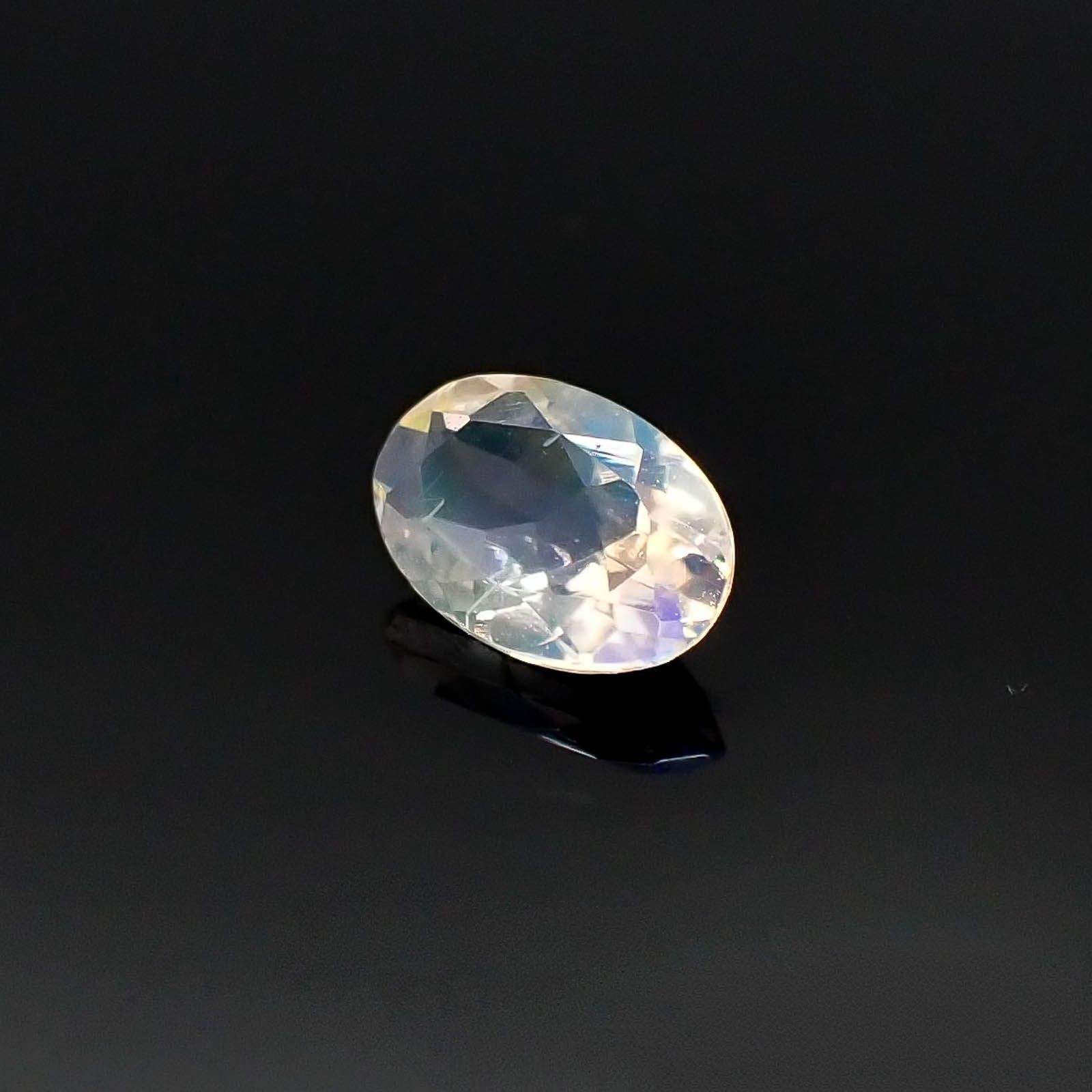 インド　ビハール産レインボームーンストーン　 シルバー925 35㎜×17㎜ インド産 レインボームーンストーン|ハッピーギフト – 天然石ハッピー