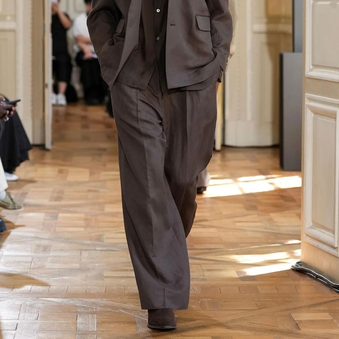 ssstein - 【残りわずか】VIS/LI/RA Twill Easy Long Wide Trousers