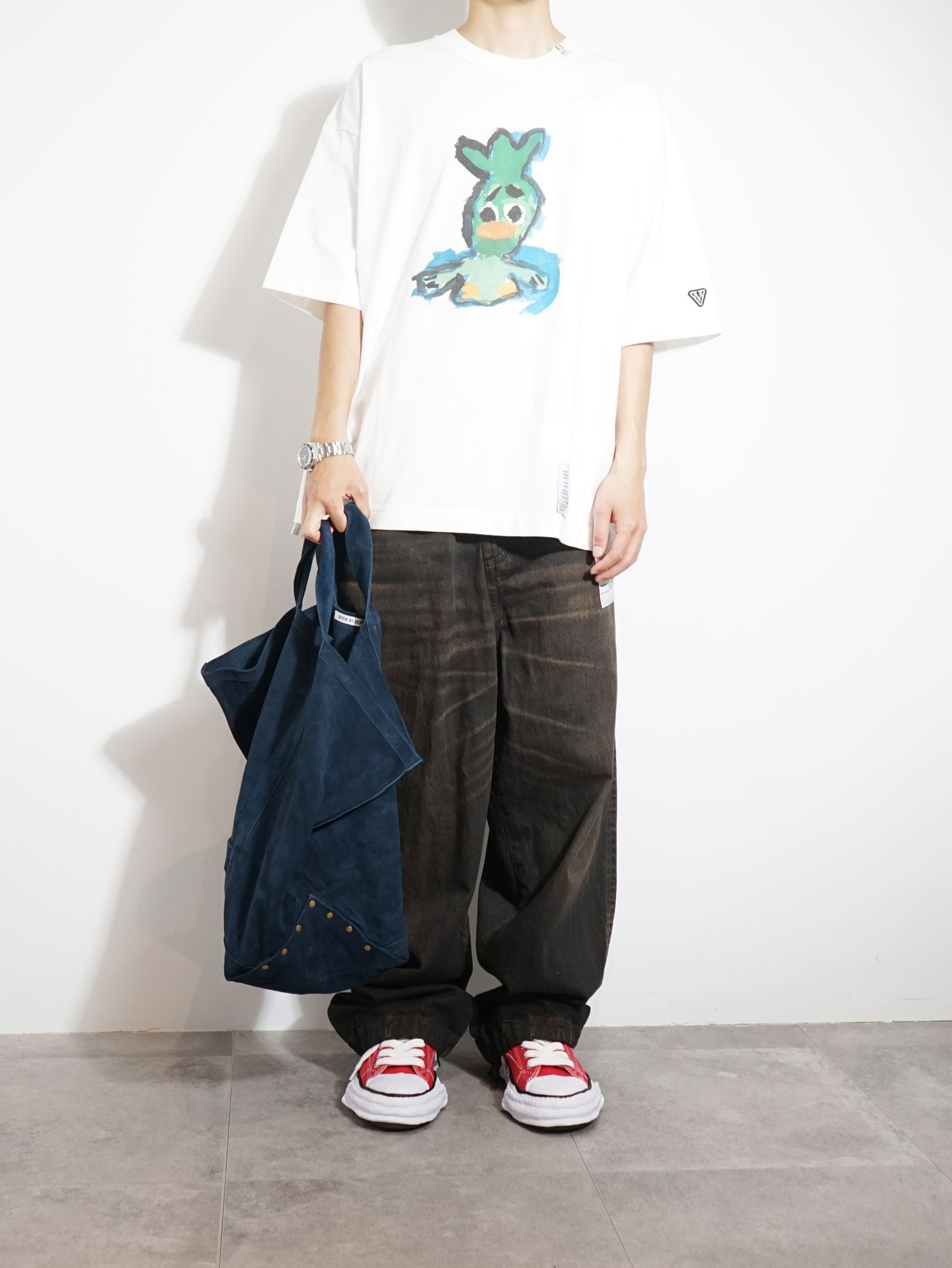 SEVEN BY SEVEN - レザートートバッグ LEATHER TOTE BAG - Cow split