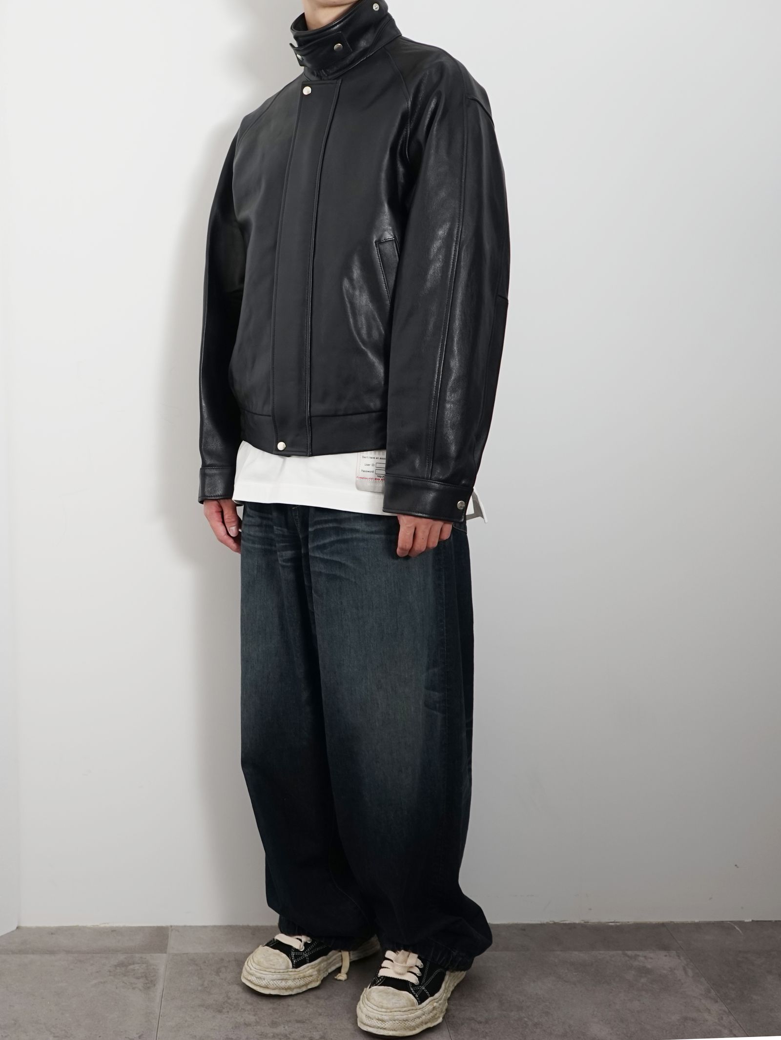 UNIVERSAL PRODUCTS - ゴート レザーブルゾン - GOATLEATHER DRIZZLER