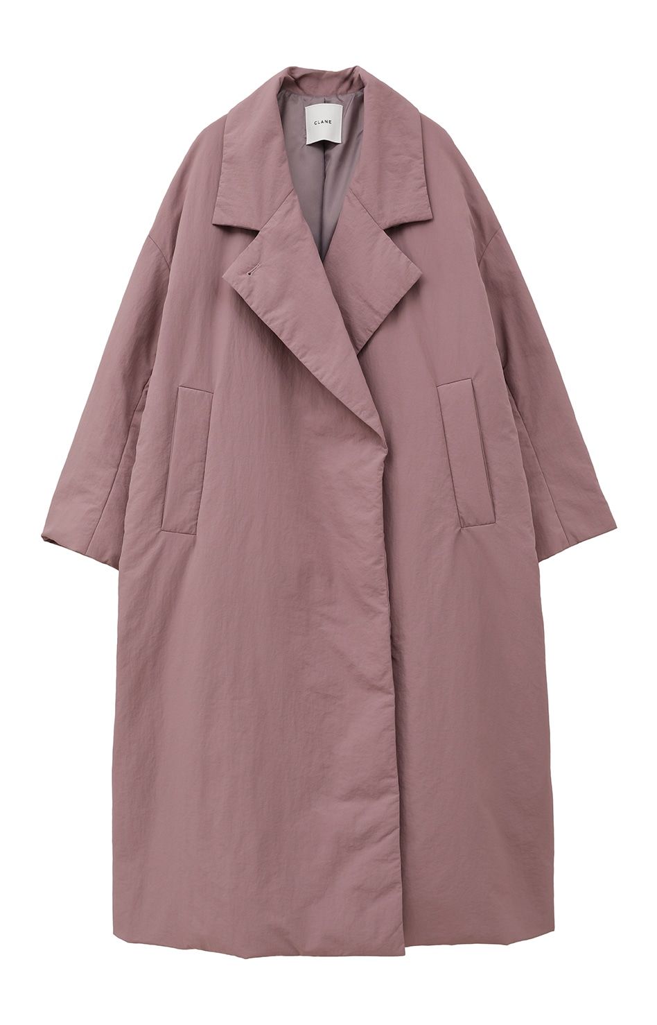 CLANE - カラーダウン チェスターコート ピンク - COLOR DOWN CHESTER