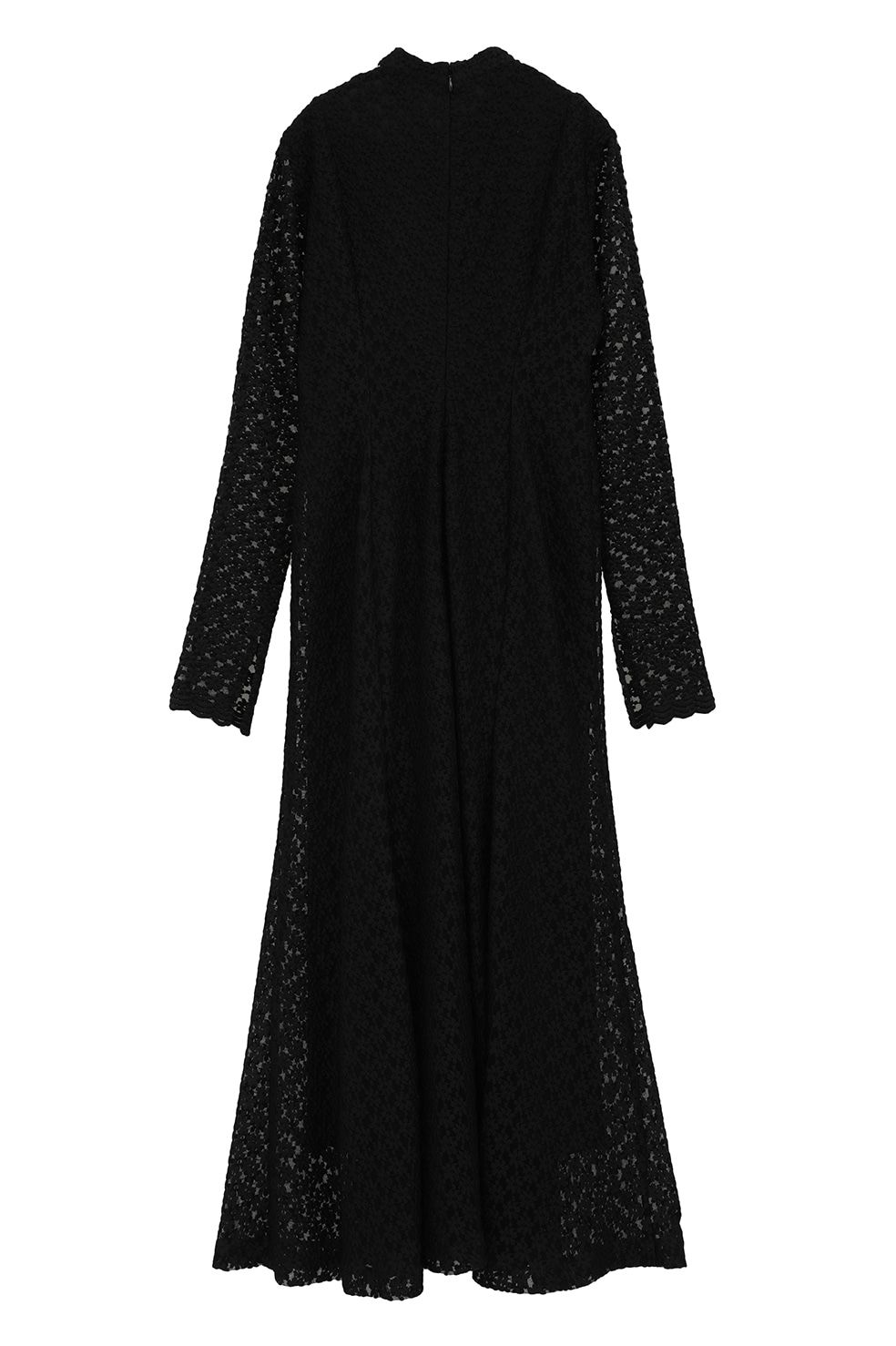 CLANE - フラワーレースワンピース - 3D FLOWER LACE SLASH NECK