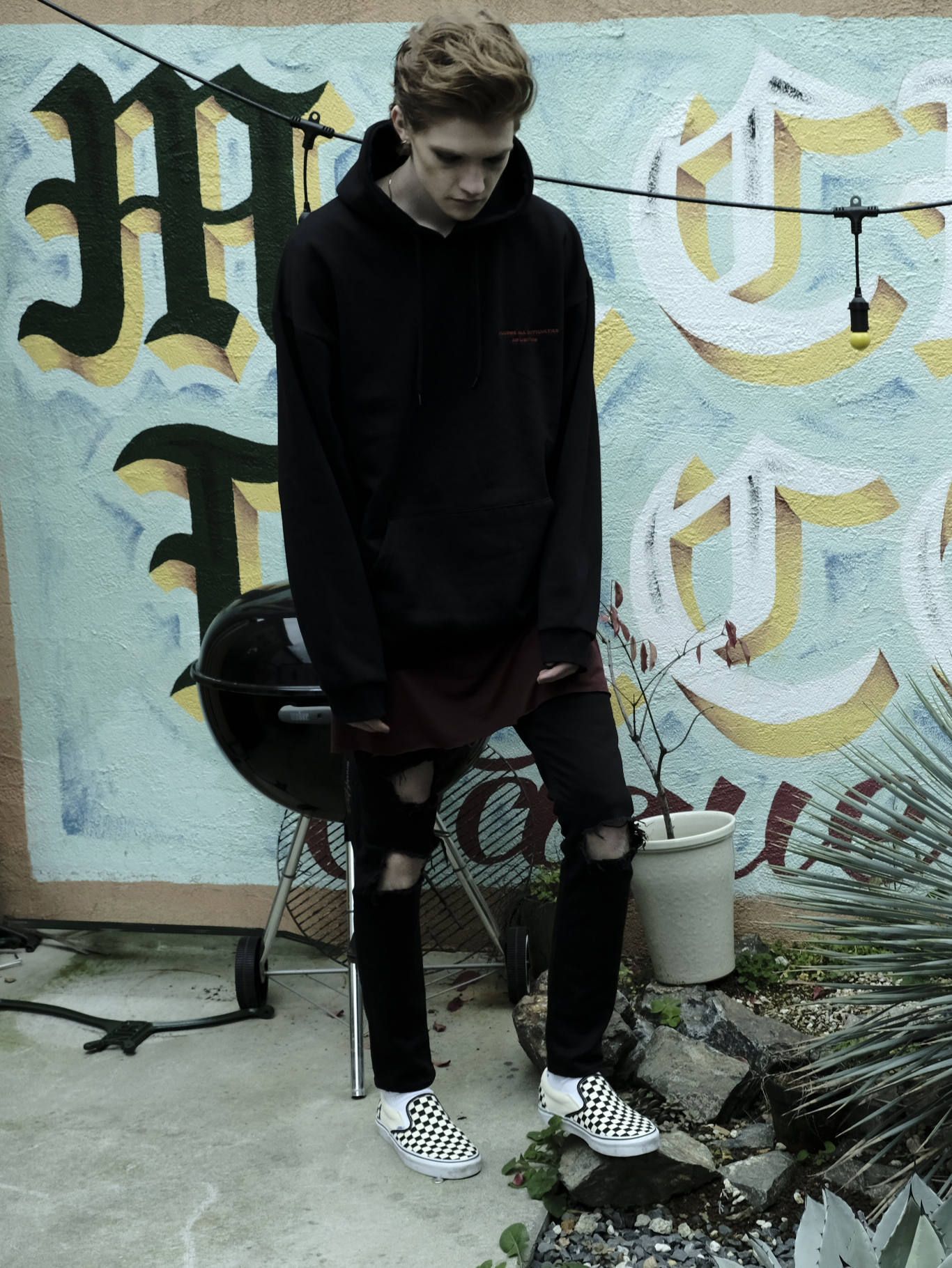 NIL DUE / NIL UN TOKYO - ビッグフーディー - BIG HOODIE / BLK