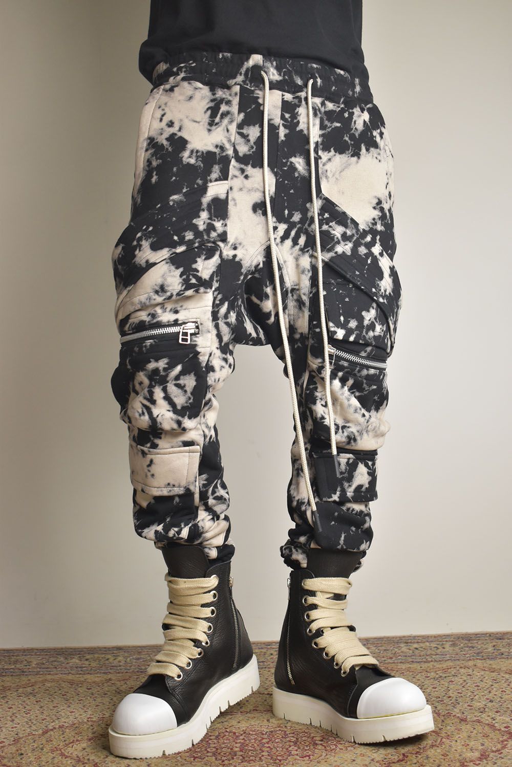 A.F A.F ARTEFACT ミリタリー カーゴ サルエルパンツ サイズ3 中古