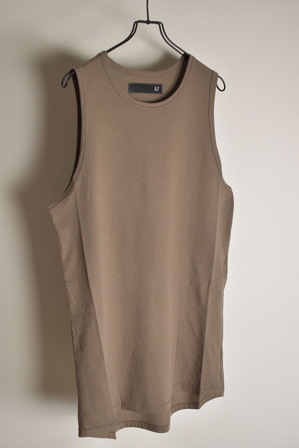 ○☆新品未使用 A.F ARTEFACT ロングタンクトップ 1 アイボリー A.F